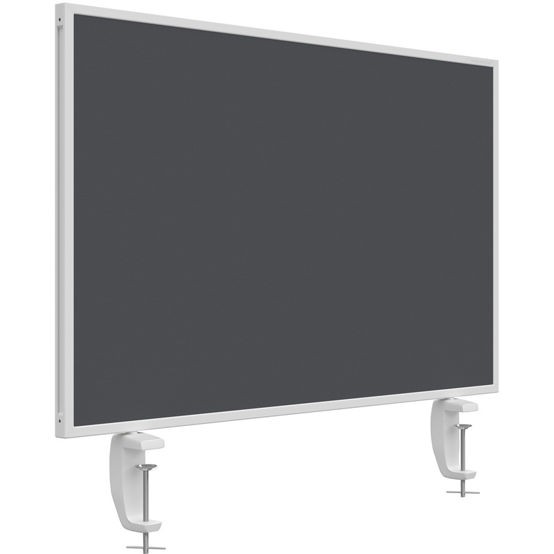 Magnetoplan Akustik-Tischtrennwand VarioPin, 80 x 50 cm, grau