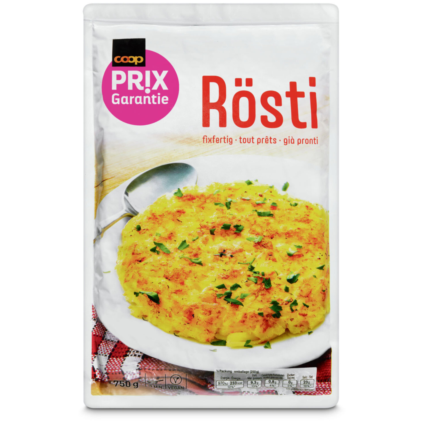 Prix Garantie Rösti fixfertig