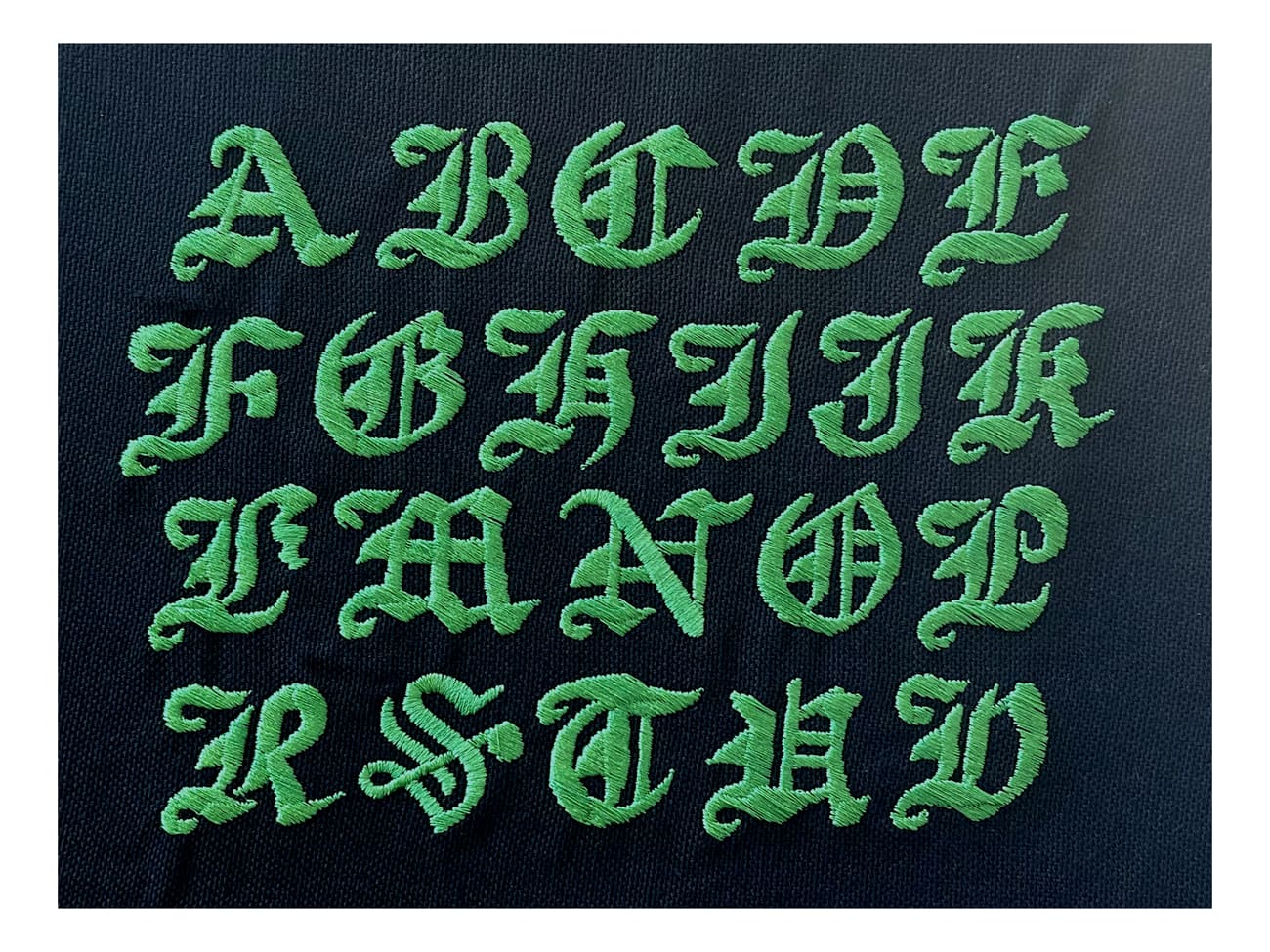 Broderie - Modèle C3 - Vert sapin - Meilleur du Chef