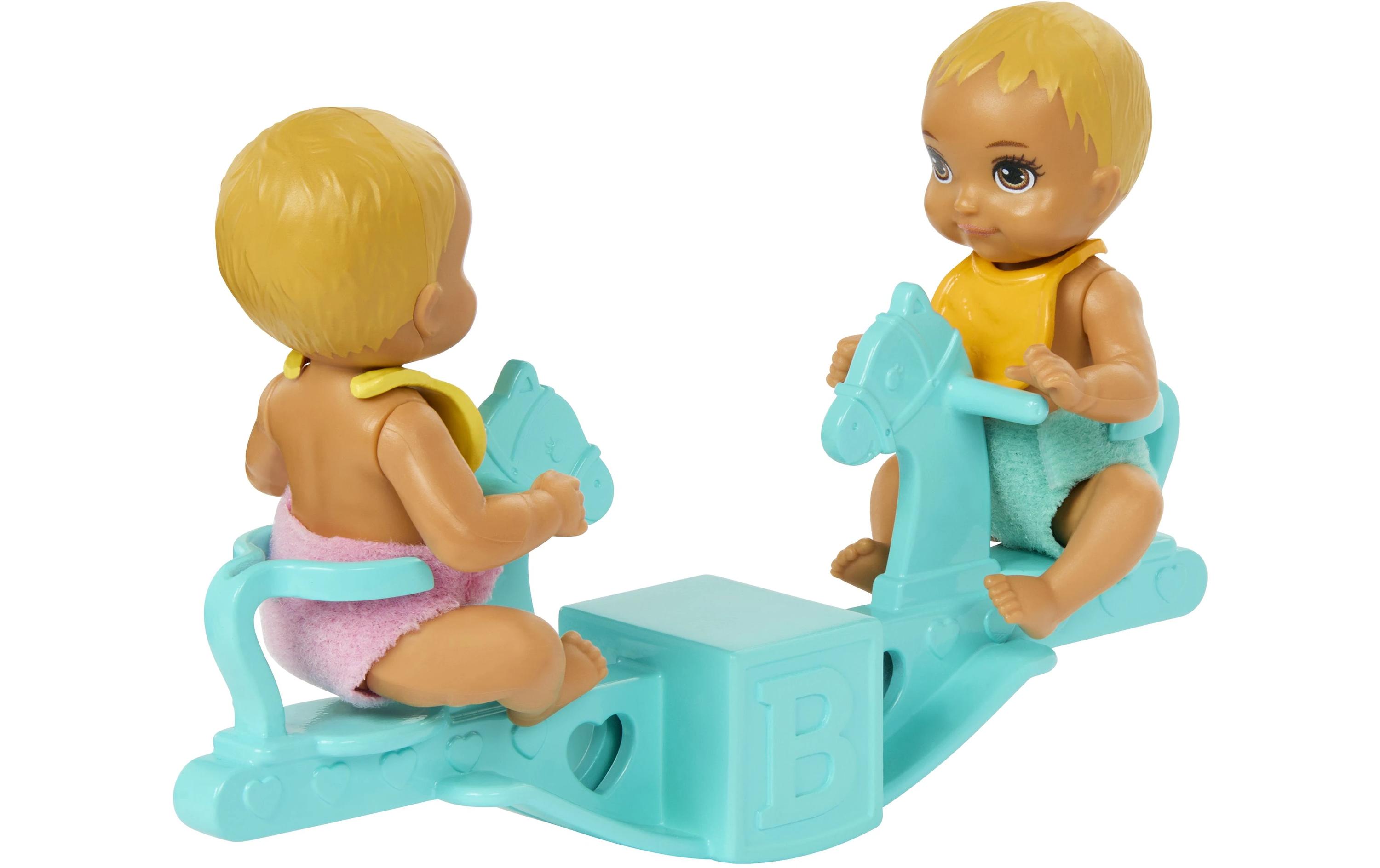 Spielset Babysitter Skipper Twinning NurseryBabysitterpuppe mit Zwillingsspielzeug und Zubehör