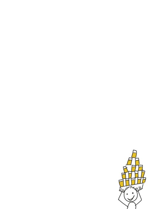 Liefs Jansje | Verjaardagskaart | Kindertekening | Papa