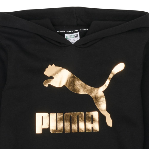 Puma - CLASSICS LOGO HOODIE - Noir