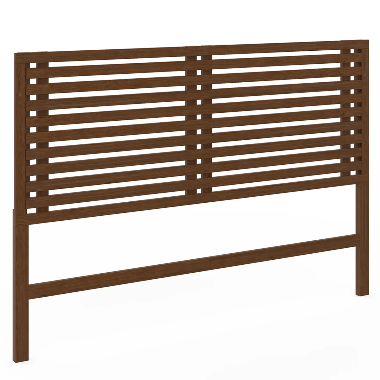 Tête de lit sur pied en lattes AVA 160 cm façon bois vieilli