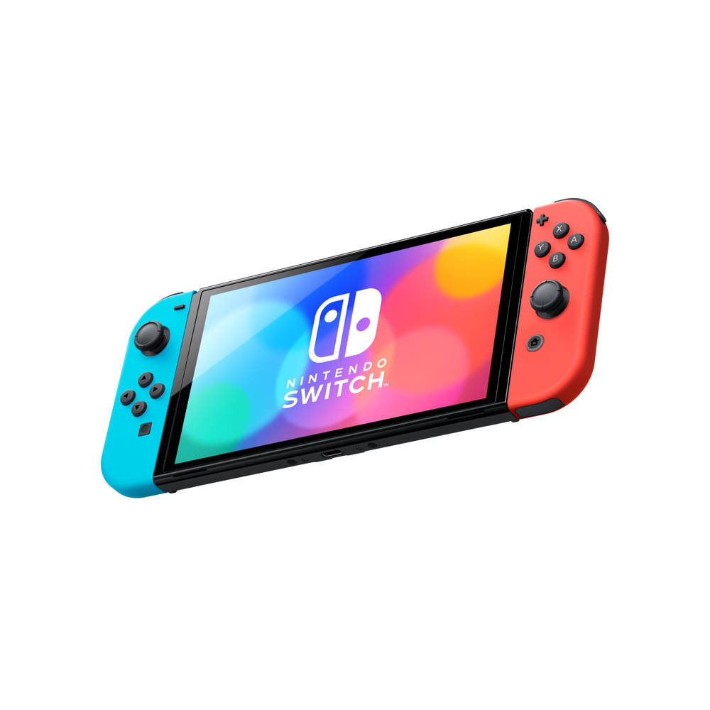 Nintendo Switch OLED - rood/blauw