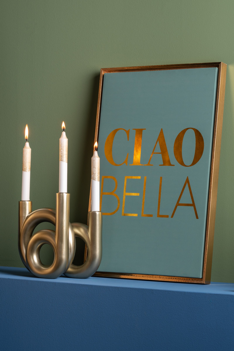 Candle Holder Rings Medium PT4156GD Metallic gold