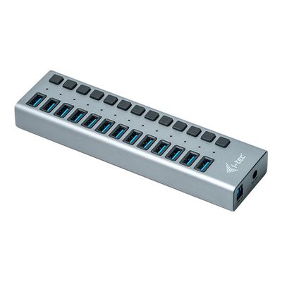 i-Tec USB 3.0 Charging HUB - Hub - 13 x SuperSpeed USB 3.0 - de bureau