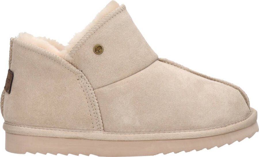 WARMBAT Pantoffels Dames Willow Maat: 37 Materiaal: Suède Kleur: Beige