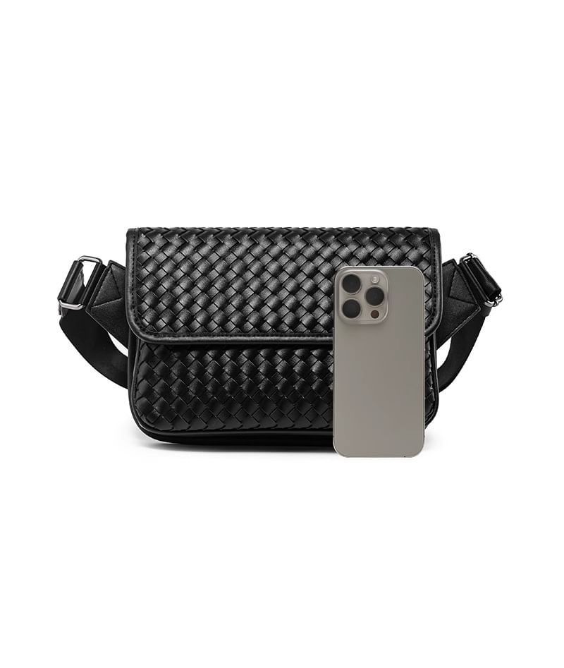 BagBuzz - Geweven klep crossbody tas