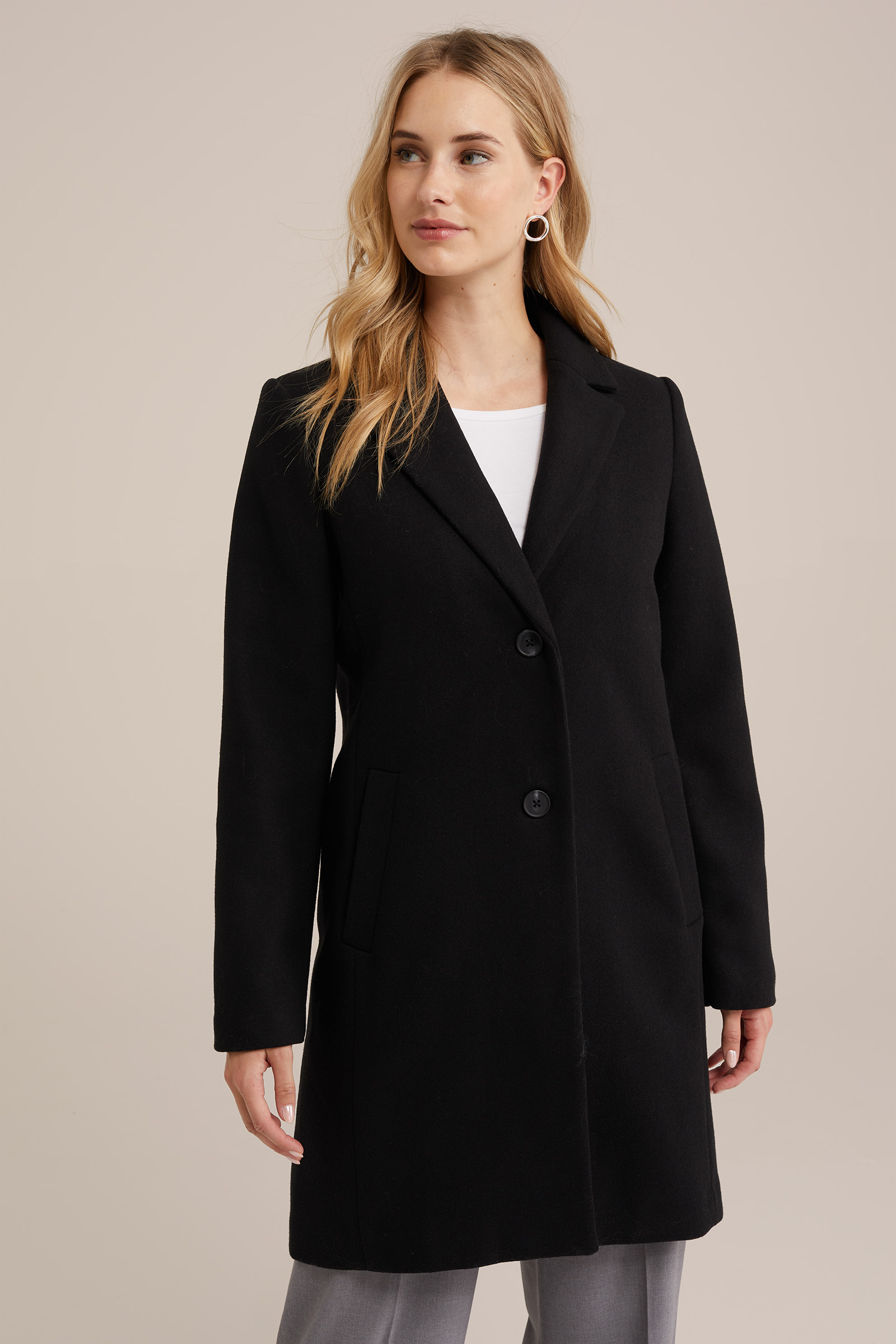 jas van wolmix WE Fashion Zwart
