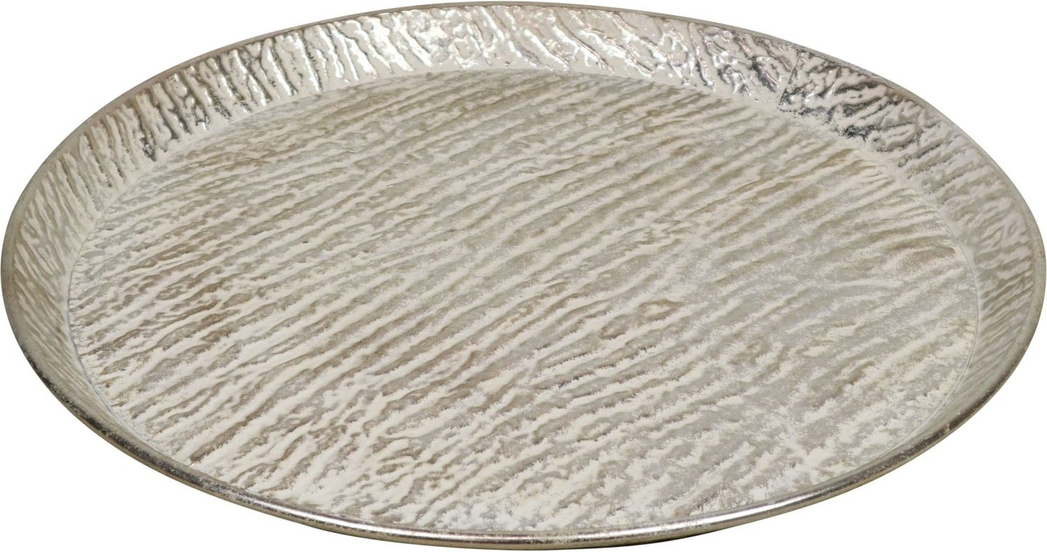 Dijk Natural Collections dienblad zilver D 58 H 4 cm