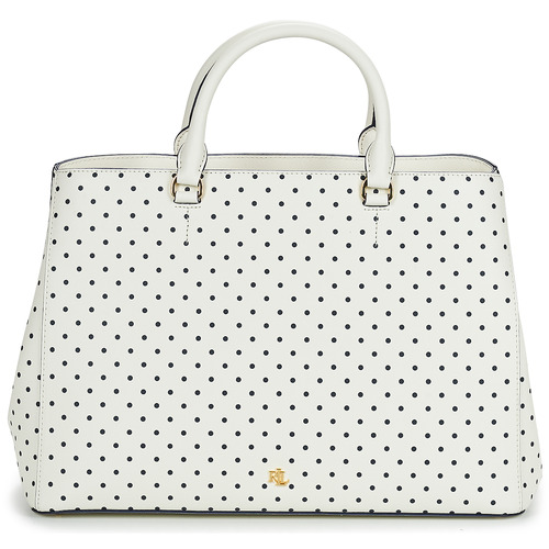 Lauren Ralph Lauren - HANNA 37-SATCHEL-LARGE Blanco / Negro