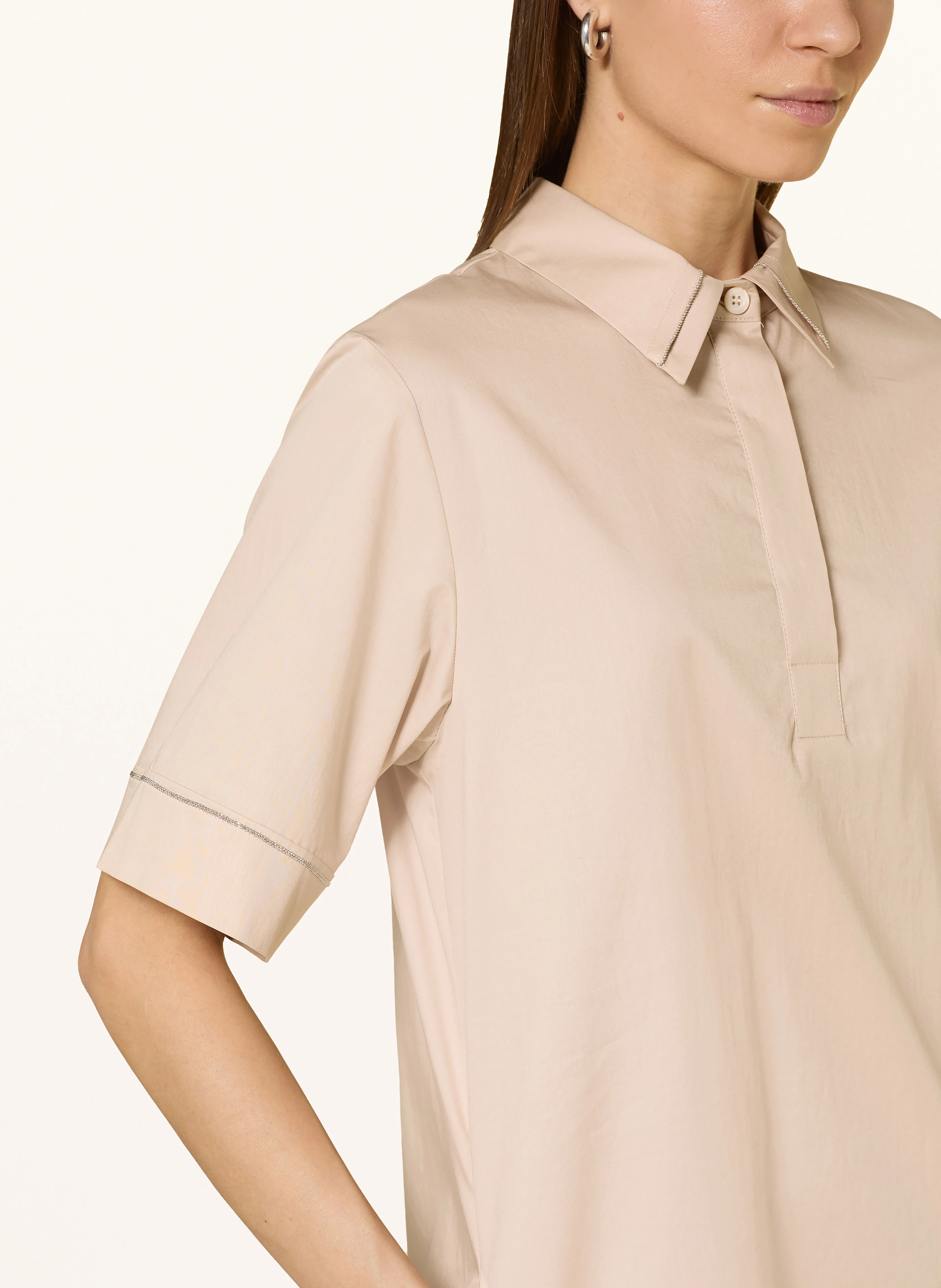 PESERICO Kleid mit Schmucksteinen