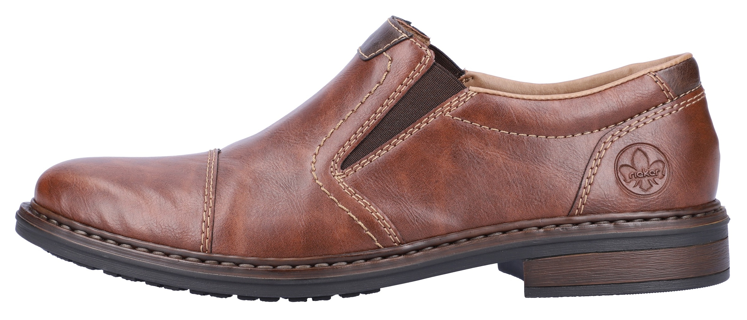 Rieker Slipper  , Halbschuh, Business-Schuh, Schlupfschuh mit Stretcheinsätze