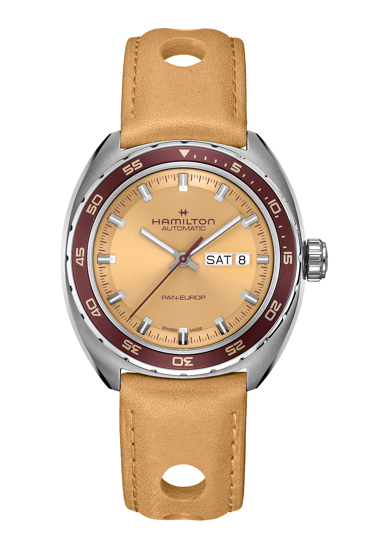 Hamilton Pan Europ Day Date Beige H35435820