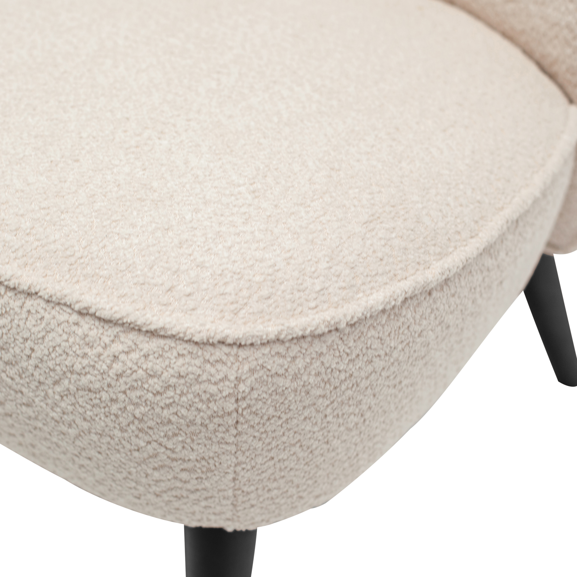 Bankje Sara Sara Bankje - Bouclé - Creme