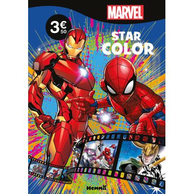 Marvel - star color (iron man et spider-man)