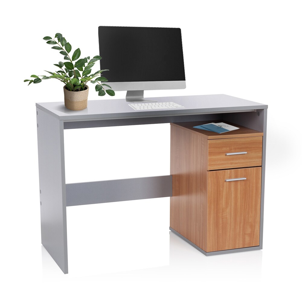 Schreibtisch BASIX Melaminharzbeschichtete Spanplatte hjh OFFICE