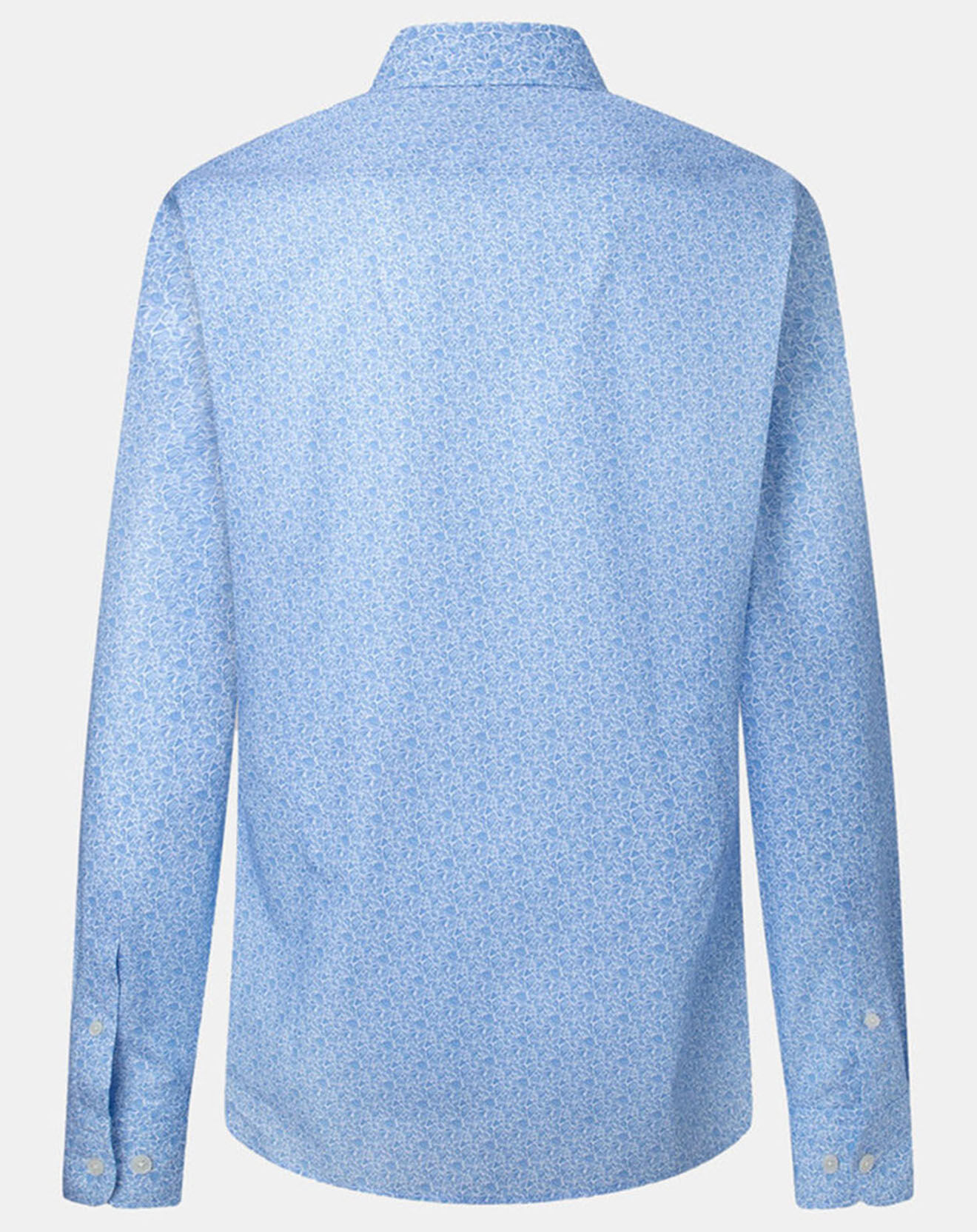 Hackett London Chemise Slim Fit à imprimé coquillage bleu ciel