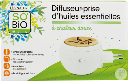 So'Bio Étic Diffuseur D'Huiles Essentielles Prise Murale 120g