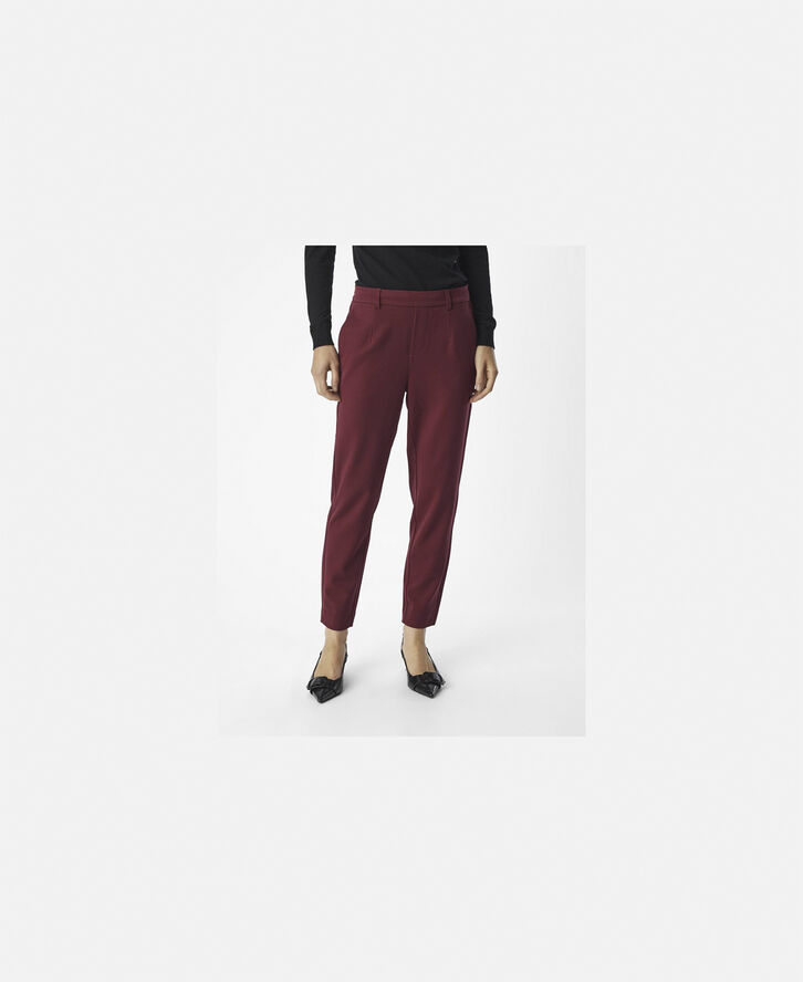 Object OBJLISA SLIM PANT NOOS Cabernet/col