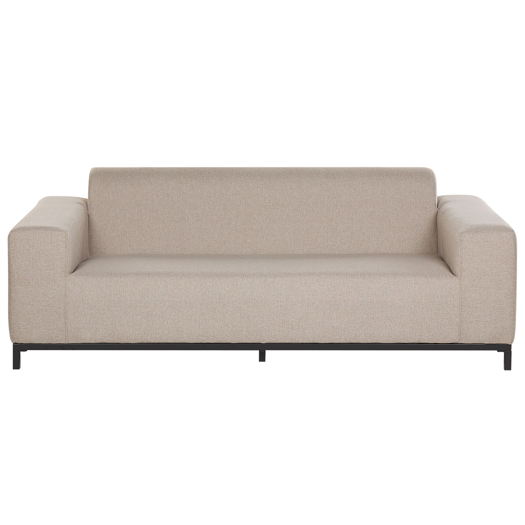 Beliani - ROVIGO - Loungeset voor 5 - Zandbeige - Polyester