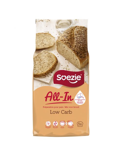 Soezie All-In Low Carb Brood - Bakproducten - 2.5 kg