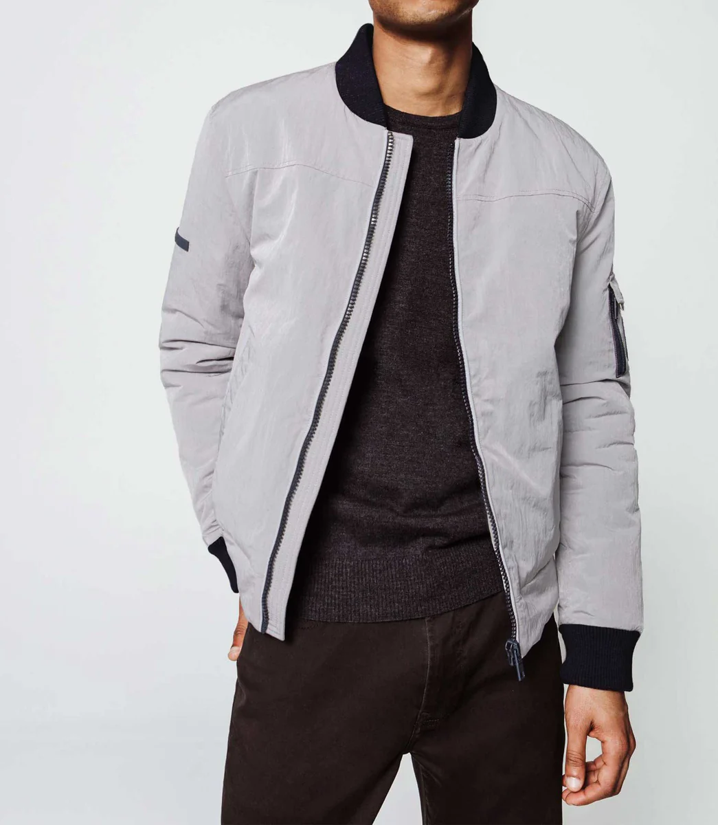 Blouson léger gris