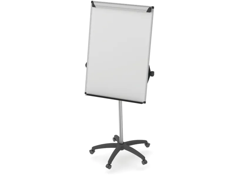 Flipovertavle, Bi-Office Earth-it!, 100 x 70 cm, på hjul