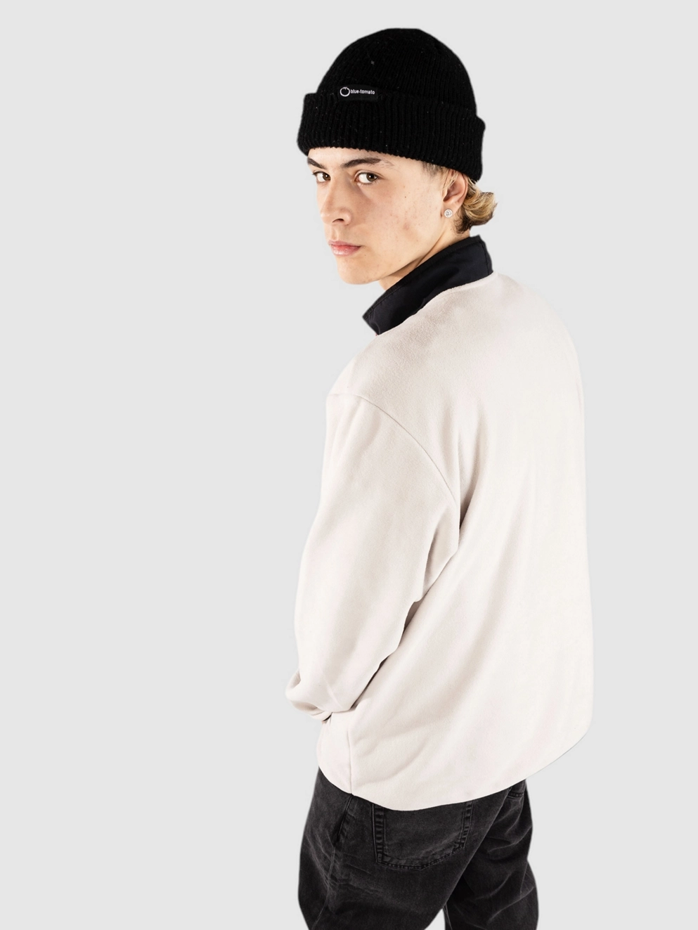 Columbia Sequoia Grove Half Zip Fleece Sweater dark stone/ bla