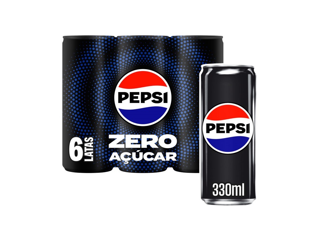 REFRIGERANTE COM GÁS PEPSI ZERO LATA 6X0.33L