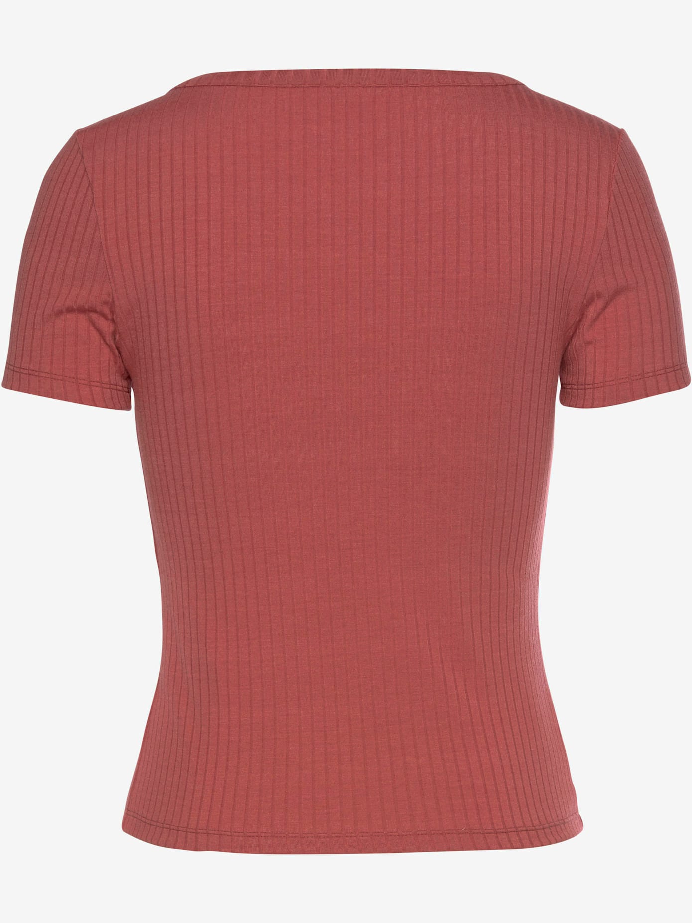 T-shirt à manches courtes encolure en v dégagée
