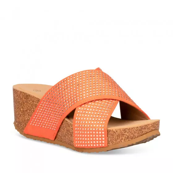 Mules ORANGE LADY GLAM