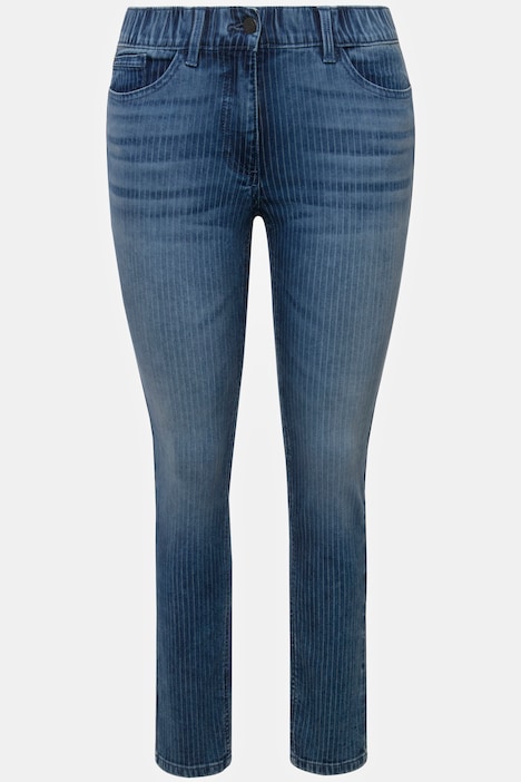 Jeans Sarah, Streifen, schmales Bein, 5-Pocket-Hose