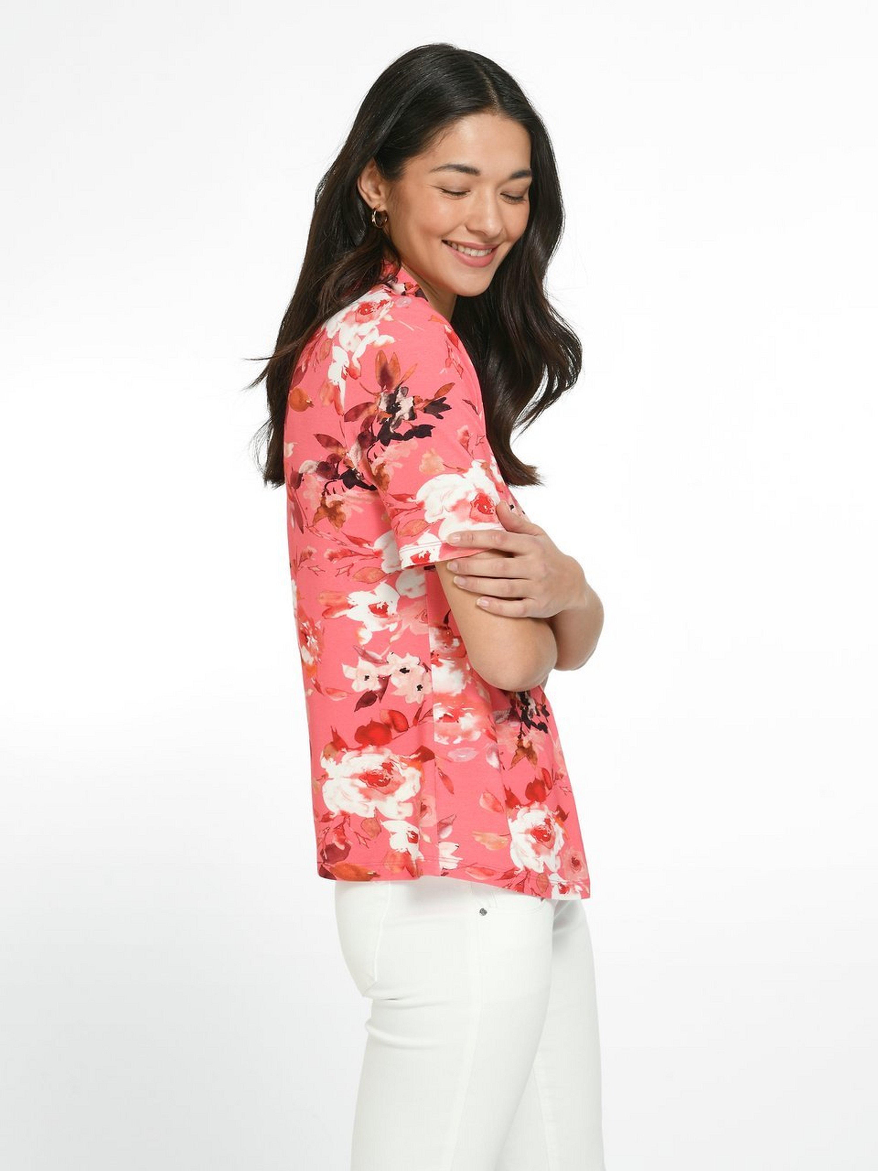 Jersey-Bluse