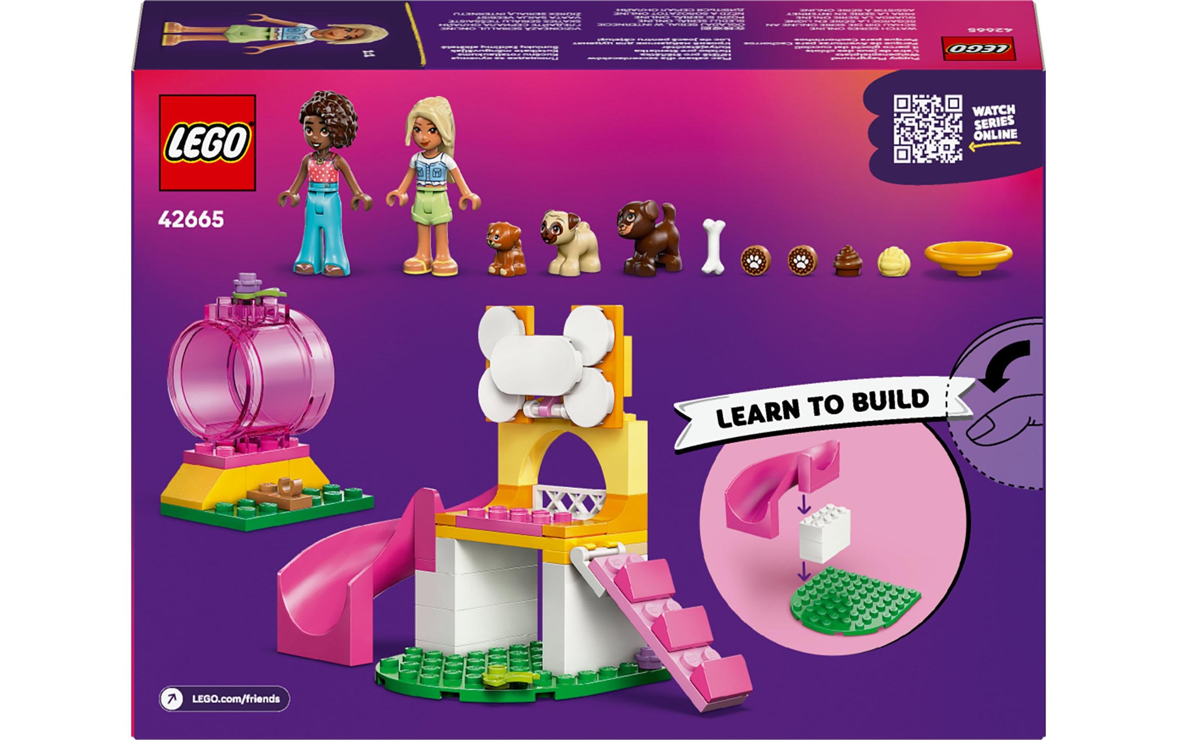 LEGO® Spielbausteine »Friends Welpenspielplatz 42665«