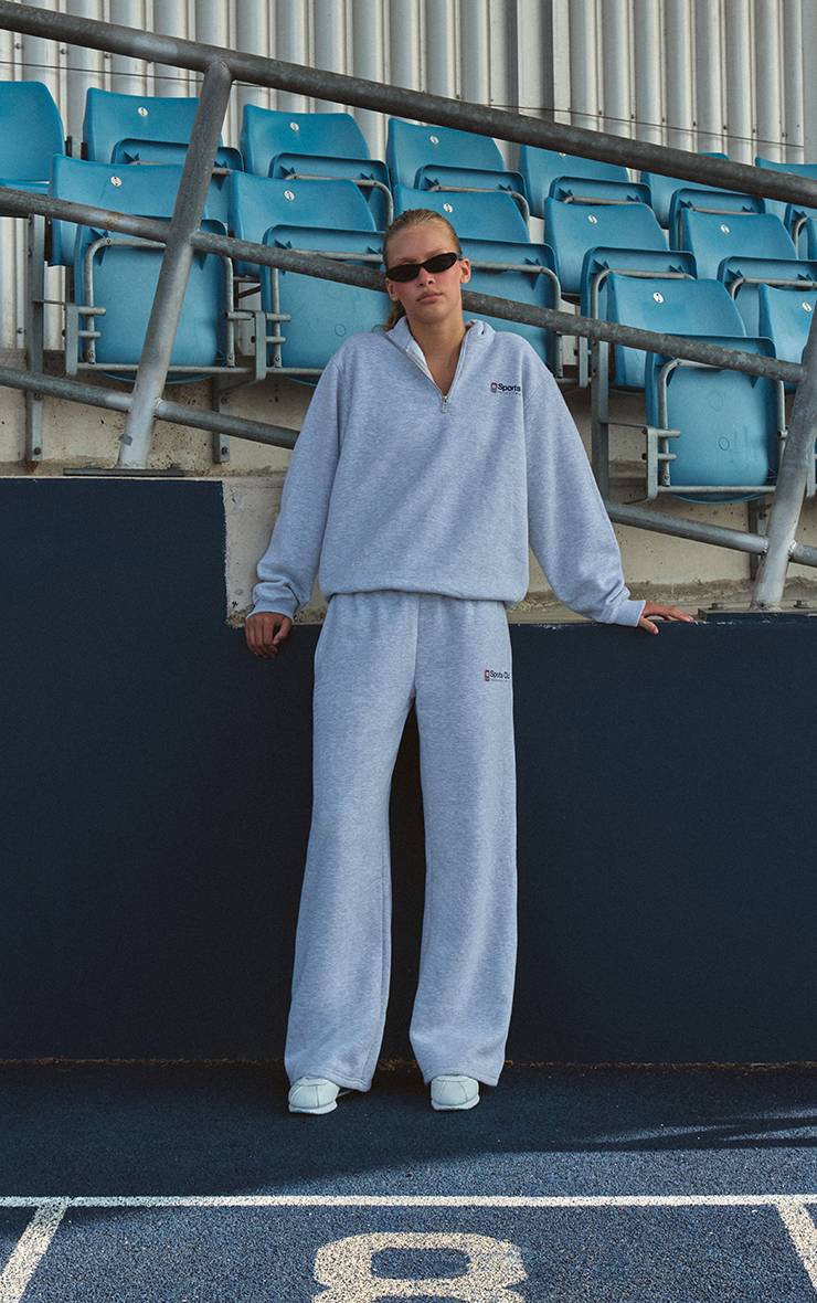 Gris Cendré Pantalon De Jogging Droit Sports Club
