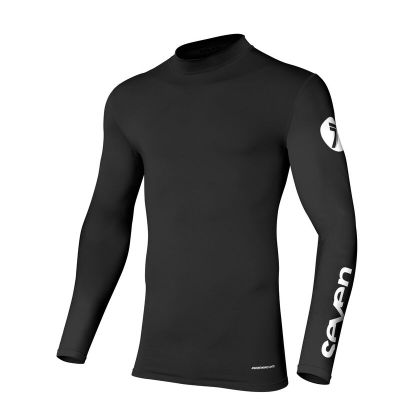 Maillot cross Seven ZERO COMPRESSION 2023 - Noir