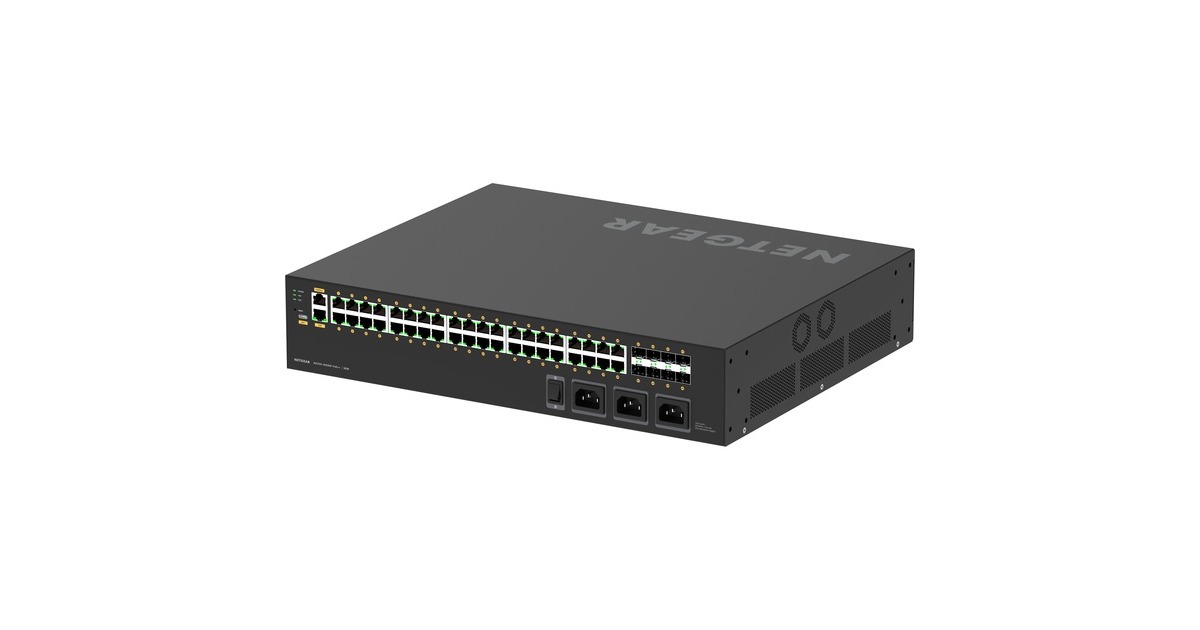 NetgearM4250-40G8XF-PoE++ switch  (Zwart, 2U)