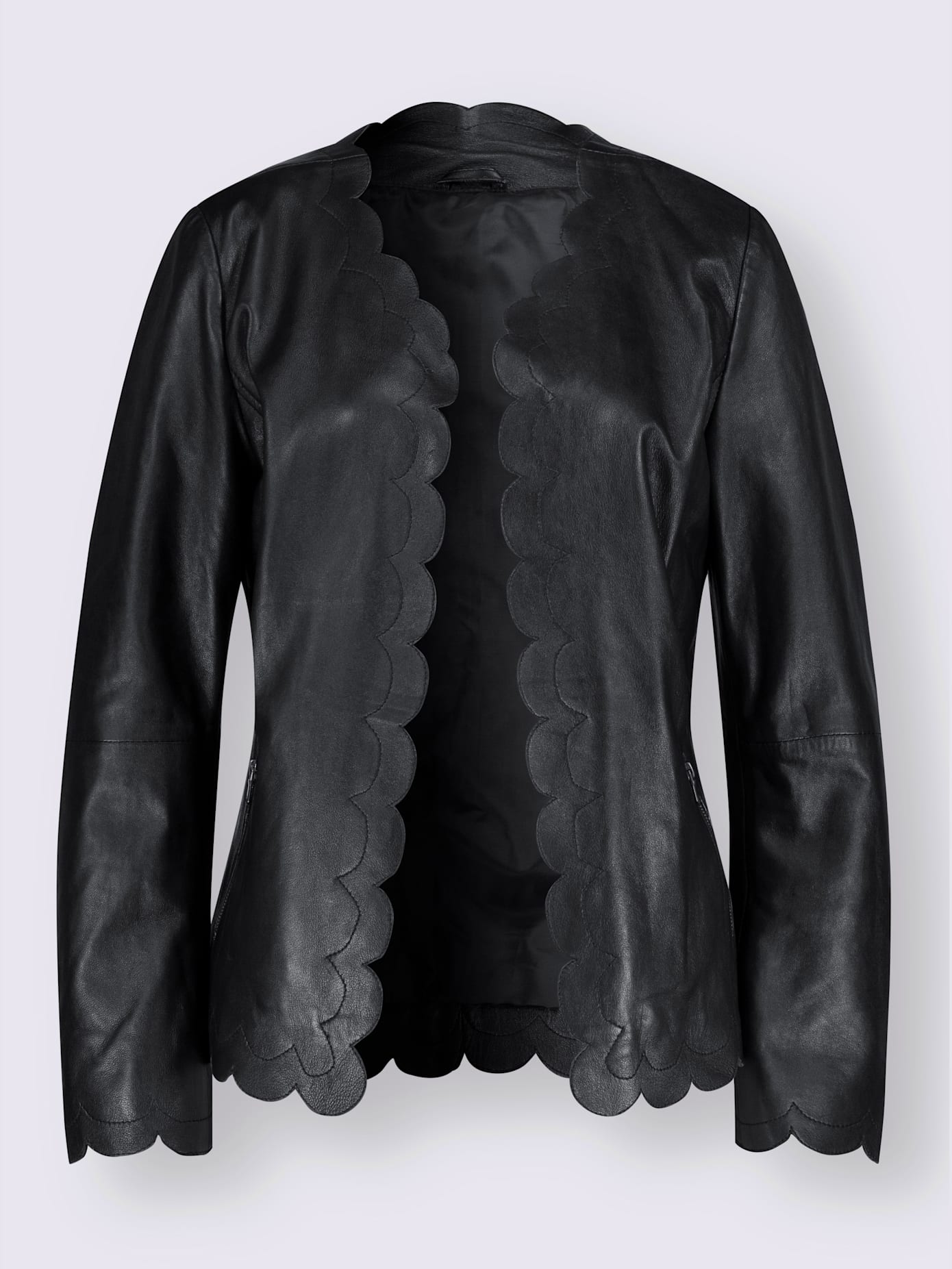 Blazer en cuir 100% cuir agneau nappa