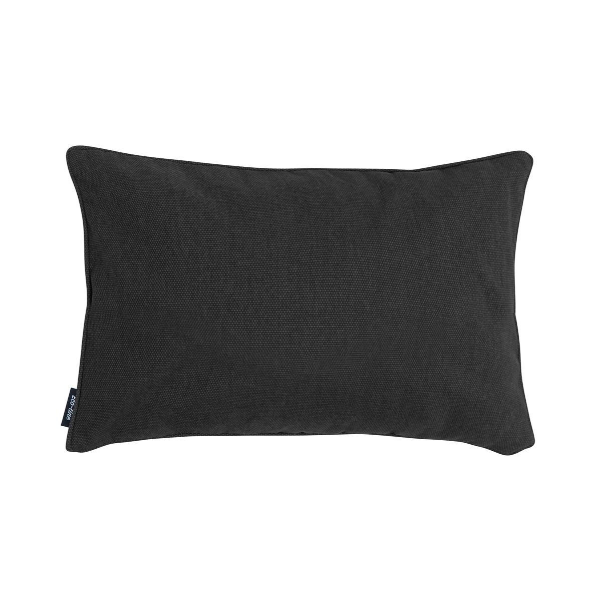 Madison Black canvas eco+ Sierkussen - Set van 4