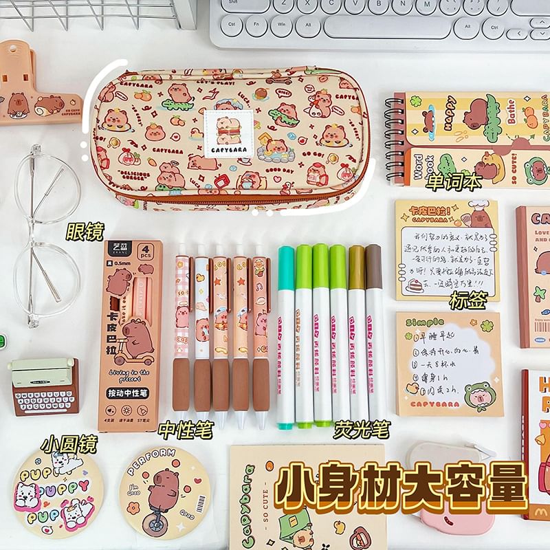 Eranso - Capybara Canvas Etui (Diverse Ontwerpen)