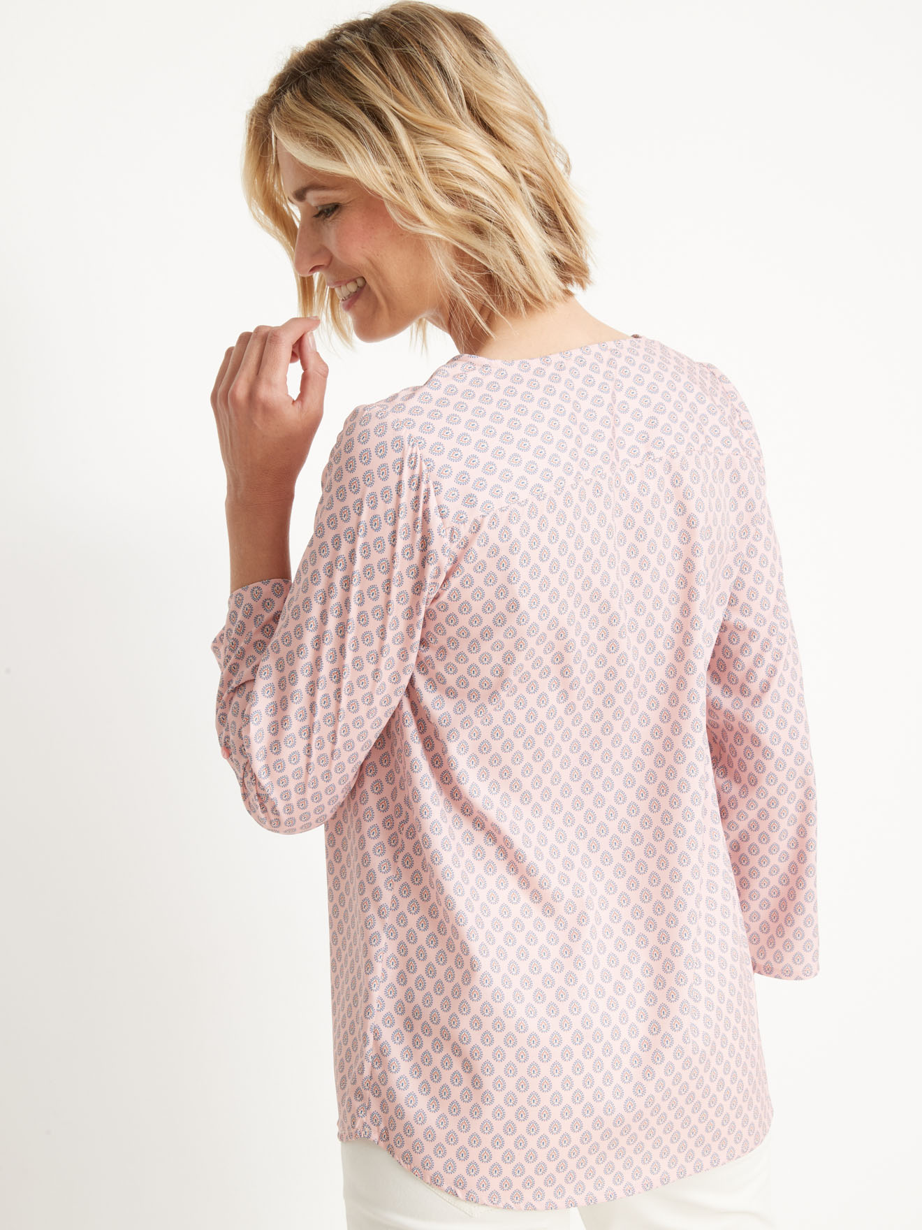 Blouse en crêpe