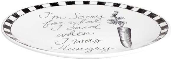 Blond Amsterdam bord Noir I'm Sorry wit / zwart D 22 H 1