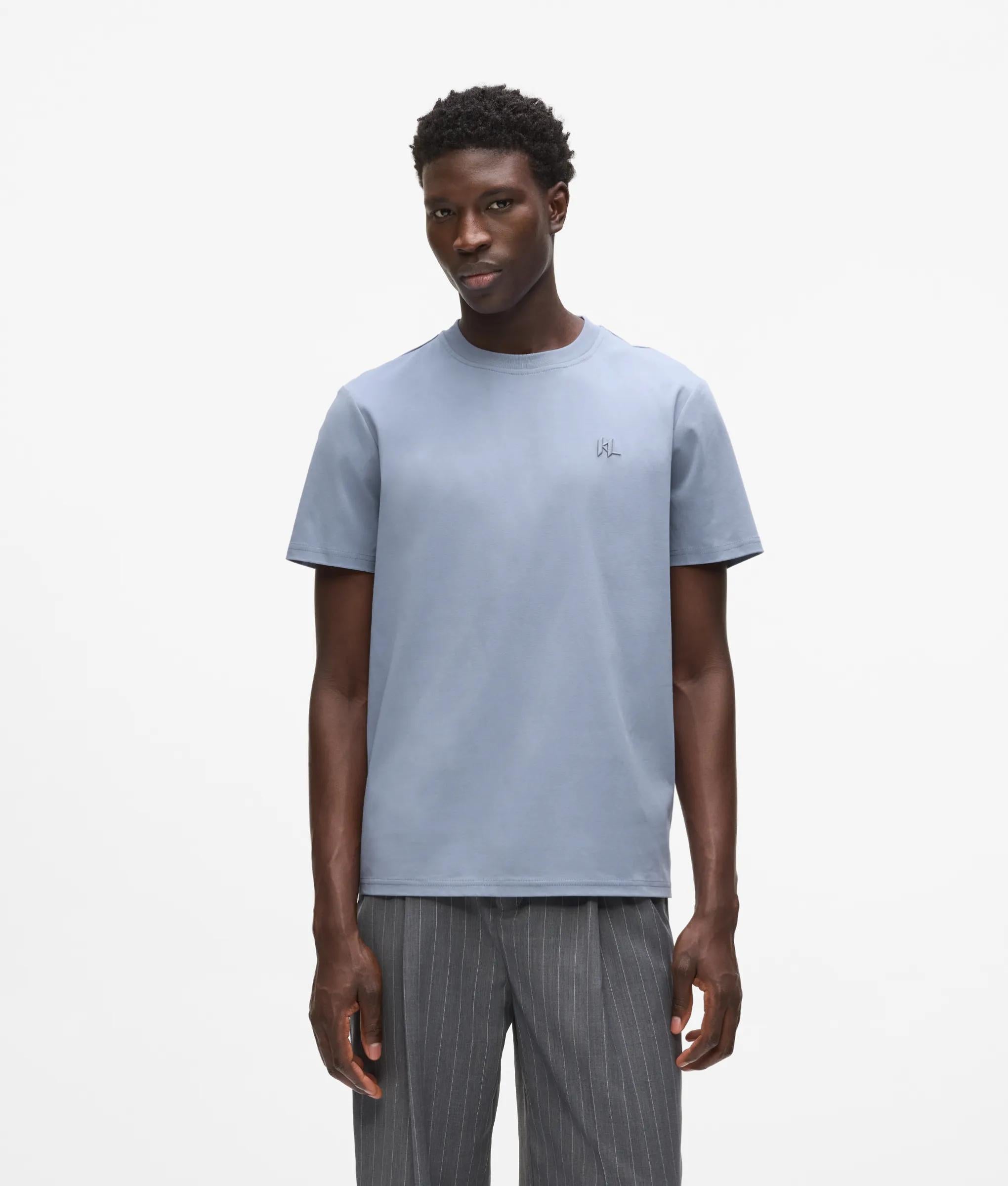 Monogram T-shirt in normale pasvorm
