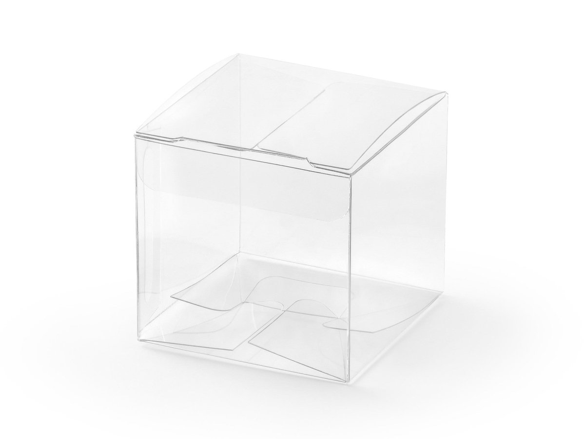 Geschenkdoosjes Kubus Doorzichtig 5cm 10st
