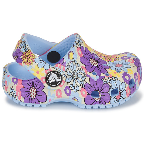 Crocs - Classic Retro Floral Clog T - Bleu / Multicolore