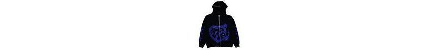 Sensarra - Hart Ster Strass Zip Hoodie