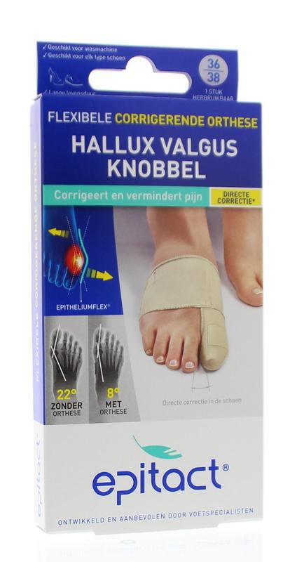 Epitact Hallux Valgus Corrigerende Orthese 36/38 1 Stuk