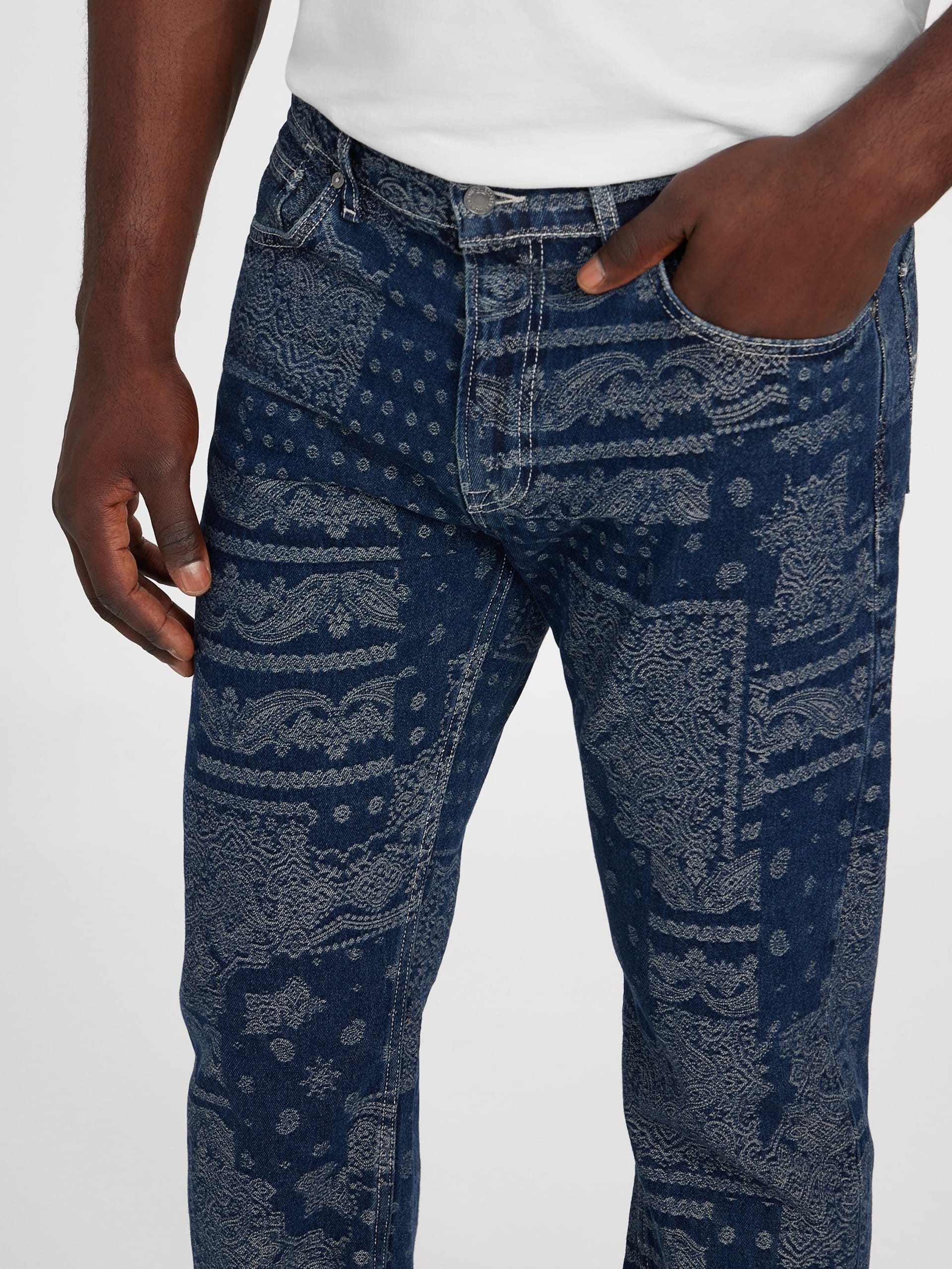 Calça jeans reta Rodeo de corte regular