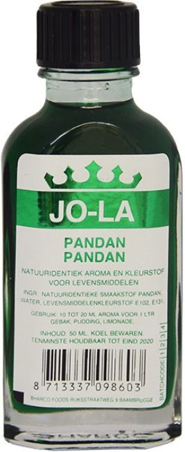 Jo-La Aroma en Kleurstof Pandan 50ml
